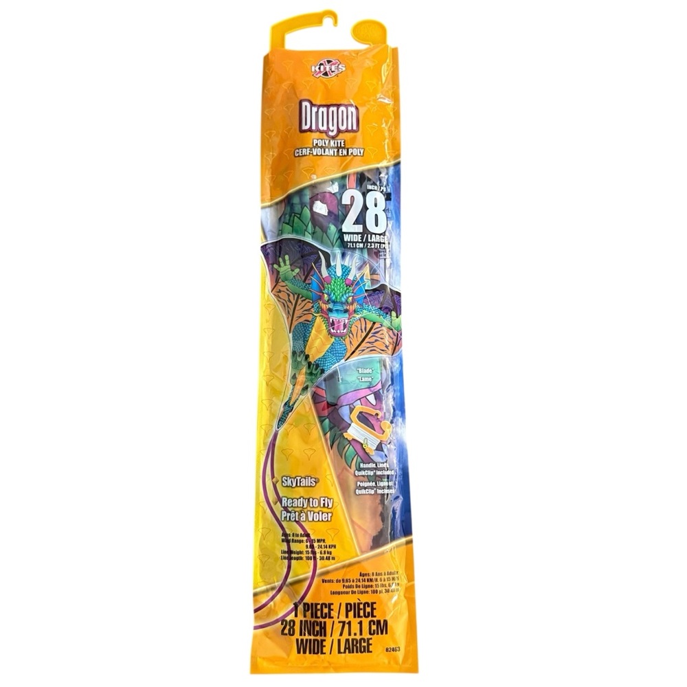 Blade Dragon 28” Polyester Kite – X-Kites by Wood Designs – New in Package